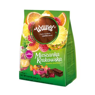 Mieszanka Krakowska Wawel, galaretki w czekoladzie 245g