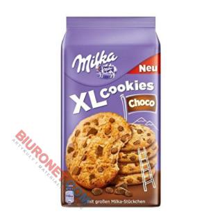 MILKA XL Cookies, kruche ciastka z kawałkami czekolady, 184g z kawałkami czekolady