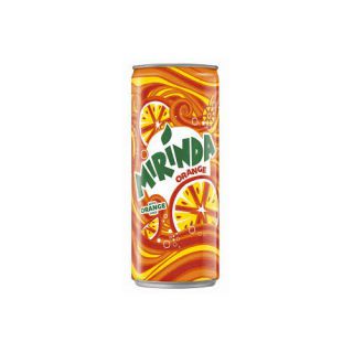 Mirinda 0,33L, napój gazowany o smaku pomarańczowym, w puszce 24 sztuki