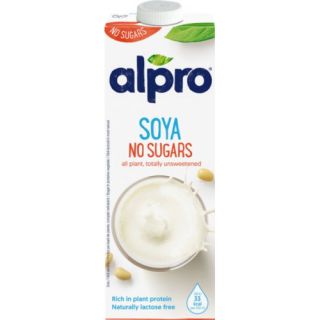 Mleko sojowe Alpro Soya No Sugars, napój roślinny bez cukru 1L