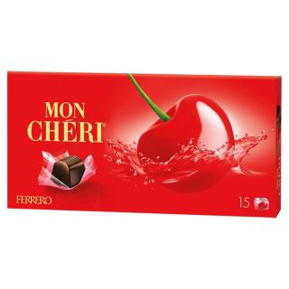 Mon Cheri Ferrero, praliny czekoladowe z czereśnią w likierze 157,5g