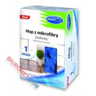 Mop paskowy Anna Zaradna, paski mikrofibry 25cm, z uniwersalnym gwintem mix kolorów