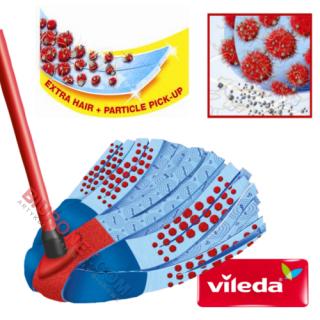 Mop paskowy Vileda Supermocio Velour 3xAction, zapasowy 