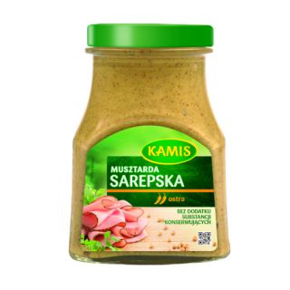 Musztarda Sarepska Kamis, umiarkowanie ostra 185g