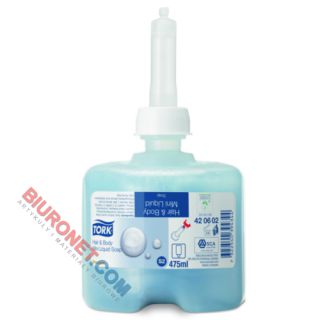 Mydło w płynie Tork Hair&Body Mini S2 Premium 420602, do włosów i ciała, wkład do dozownika 475 ml