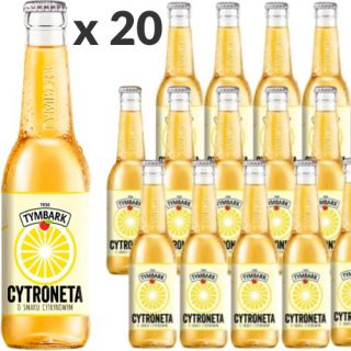 Napój gazowany Tymbark Cytroneta 330ml, zgrzewka cytryna