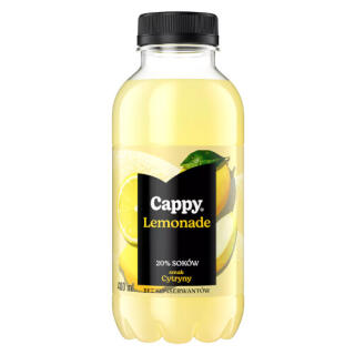 Napój owocowy Cappy Lemoniada 400 ml, o smaku cytryny i mięty 1 sztuka