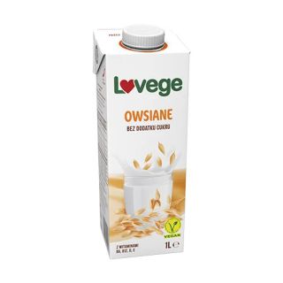 Napój owsiany Sante Lovege, bez cukru, mleko roślinne 1L