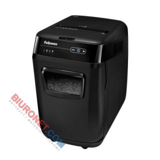 Niszczarka automatyczna Fellowes AutoMax 200C, do 200 kartek, duże biuro ścinki 4 x 38 mm