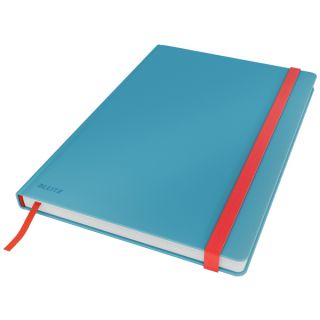 Notatnik Leitz Cosy Soft Touch B5, 96 kartek w kratkę, twarda okładka laminowana morski niebieski