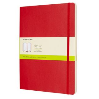 Notes Moleskine Classic XL edycja limitowana 19x25 cm, 192 strony, gładki, miękka oprawa na gumkę czerwony