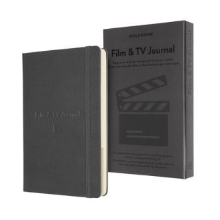Notes Moleskine Passion Journals Movies & TV L 13x21 cm, 400 stron, twarda oprawa czarny