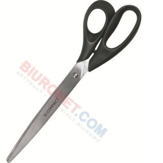 Nożyczki klasyczne Q-Connect, biurowe, czarna rączka 25,5 cm