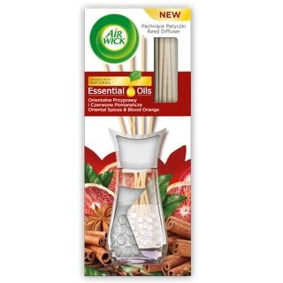 Odświeżacz powietrza Air Wick Pachnące Patyczki Life Scents 30ml, dekoracyjny orientalne przyprawy i pomarańcze