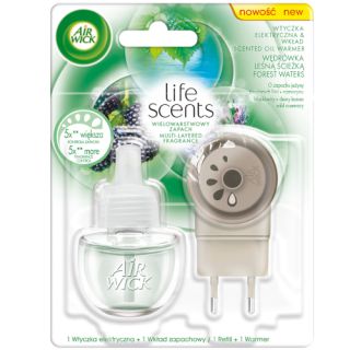 Odświeżacz powietrza Air Wick Scented Oil Life Scents, elektryczny do gniazdka, komplet Wędrówka Leśna Ścieżką