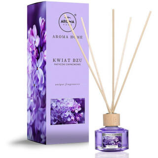 Odświeżacz powietrza Aroma HOME Patyczki Zapachowe Kwiat Bzu, dyfuzor dekoracyjny 50 ml