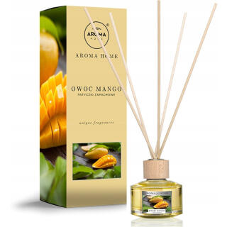 Odświeżacz powietrza Aroma HOME Patyczki Zapachowe Mango, dyfuzor dekoracyjny 50 ml