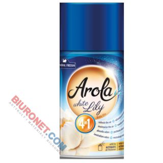 Odświeżacz powietrza w aerozolu Arola Genral Fresh, spray 250ml, wkład do urządzeń automatycznych Biała lilia