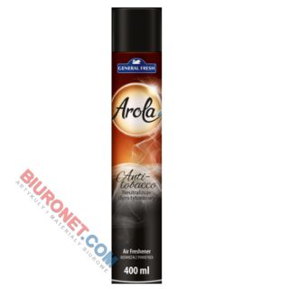 Odświeżacz powietrza w aerozolu Arola Genral Fresh, spray 400 ml Anti Tabacco