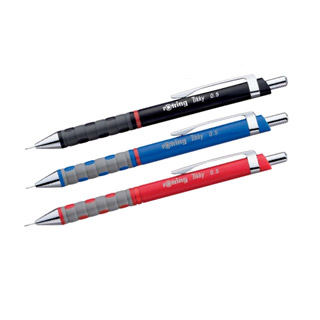 Ołówek automatyczny Rotring Tikky, dla profesjonalistów, grafit 0.5 mm czarna obudowa