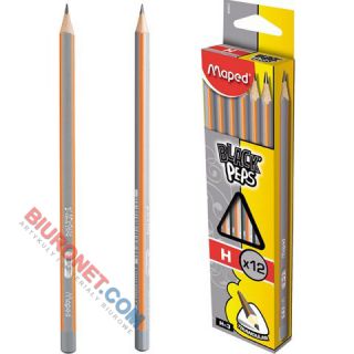 Ołówek szkolny Maped Black'Peps, bez gumki H