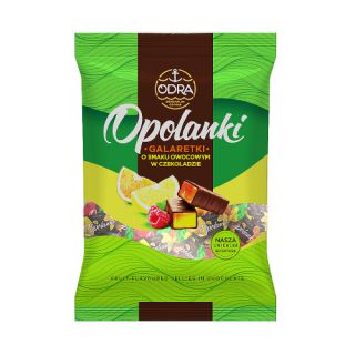 Opolanki Odra, galaretki o smaku owocowym w czekoladzie 1kg