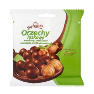 Orzechy laskowe w czekoladzie Jutrzenka, bakalie w polewie 80g