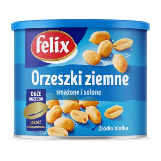 Orzeszki ziemne Felix, smażone i solone, w puszce 140g