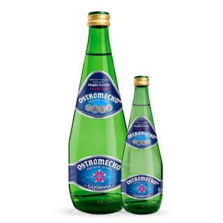 Ostromecko 0,3L x 12 sztuk, woda mineralna w szklanych butelkach gazowana