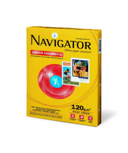 Papier do drukarek laserowych kolorowych Navigator Colour Documents A4, gramatura 120g, klasa A++ 250 arkuszy