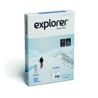 Papier do drukarki i ksero Explorer iperformance FSC A4, gramatura 80g, klasa A+ 1 karton