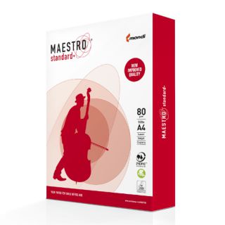 Papier do drukarki Maestro Standard Plus A4, gramatura 80g, klasa B 500 arkuszy