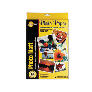 Papier fotograficzny Yellow One A4, matowy 190g, do wydruków atramentowych 50 arkuszy