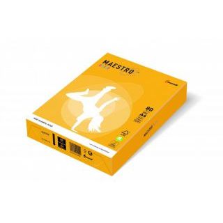 Papier kolorowy Maestro Color Intensywne A4/80g, 500 arkuszy złotożółty - SY40