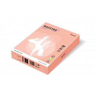 Papier kolorowy Maestro Color Pastele A4/80g, 500 arkuszy łososiowy - SA24