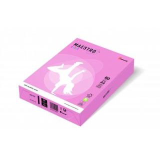 Papier kolorowy Maestro Color Pastele A4/80g, 500 arkuszy różowy - PI25
