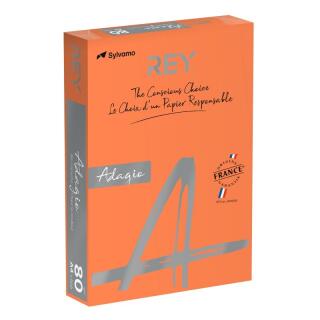 Papier kolorowy REY Adagio A4/80g Intense 500 arkuszy, intensywny 21 - pomarańczowy