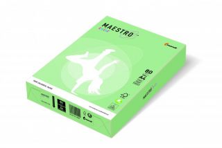Papier ksero kolorowy Maestro Color A4/80g, 500 arkuszy, pastelowy zielony - MG28