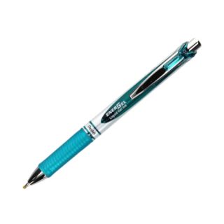 Pióro kulkowe Pentel EnerGel BL77, automatyczne, żelowe, końcówka 0,7mm
 turkusowy