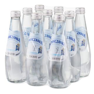 Piwniczanka 0,3L x 9 sztuk, woda mineralna w szklanych butelkach niegazowana