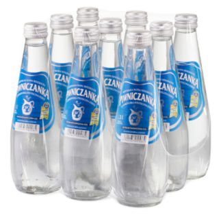 Piwniczanka 0,3L x 9 sztuk, woda mineralna w szklanych butelkach gazowana