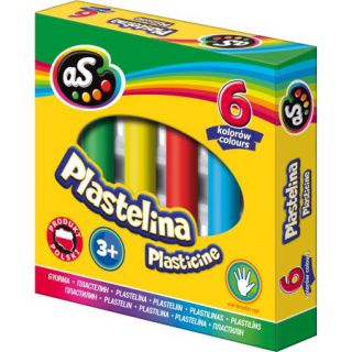 Plastelina Astra, 6 kolorów okrągłą