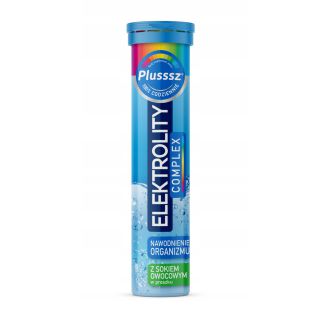 Plusssz Elektrolity 20 tabletek, 86 g elektrolity