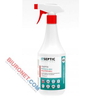 Płyn dezynfekujący ITSEPTIC, bezalkoholowy, do czyszczenia powierzchni, spray biobójczy 1000 ml