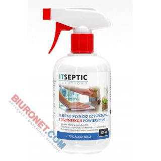 Płyn do czyszczenia i dezynfekcji powierzchni ITSEPTIC, spray, alkohol 70% 500 ml