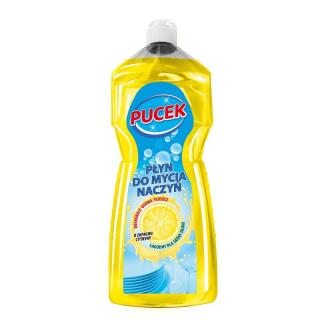 Płyn do mycia naczyń Pucek, cytrynowy 1 L