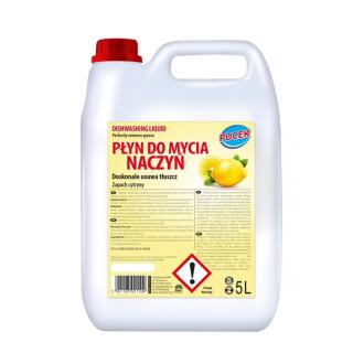 Płyn do mycia naczyń Pucek, cytrynowy 5 L
