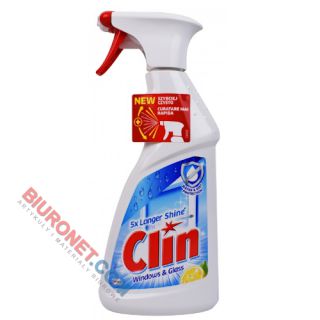 Płyn do szyb Clin Windows&Glass, cytrynowy spray  500ml