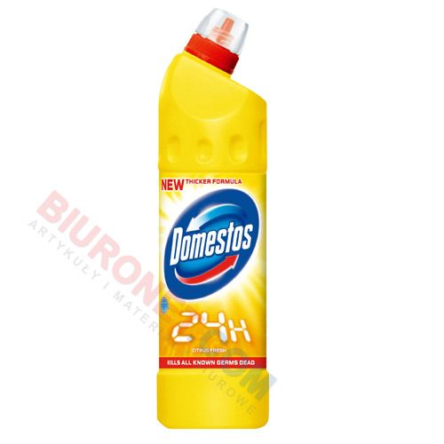 Płyn do toalet Domestos Citrus Fresh, żel do WC, dezynfekujący 750ml