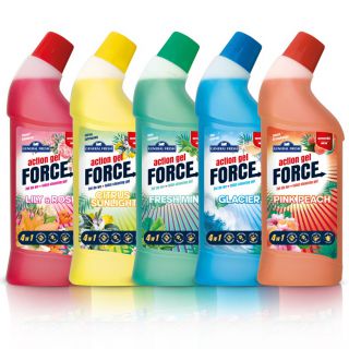 Płyn do toalet General Fresh - Action Force, żel do WC, 1000ml brzoskwiniowy